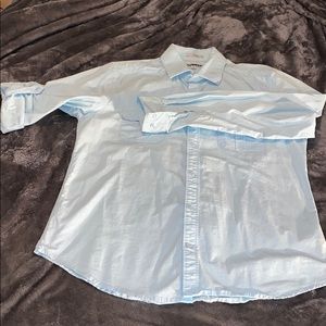 EXPRESS-Fitted Large with pockets Dress Shirt